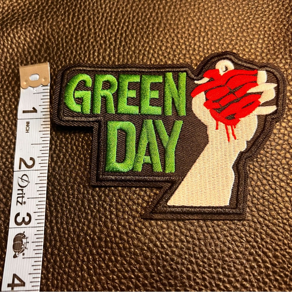 Green Day Band Logo Embroidered Patch